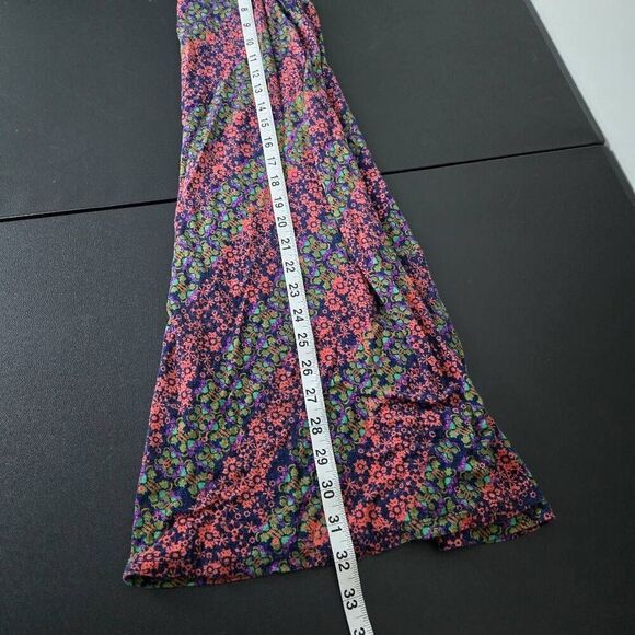 Natural Life Womens Floral Knee Length Dress Size XS Pink Sleeveless Boho Hippie - Picture 7 of 7